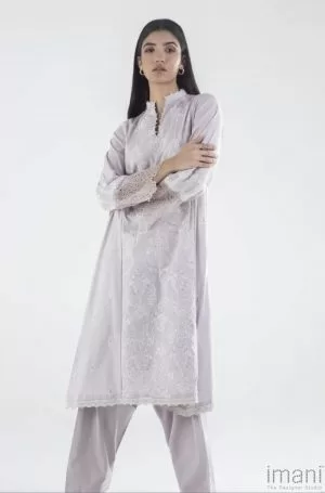 Sana Safinaz Basic Cotton Lilac Twin Set IMSSSGE-413L