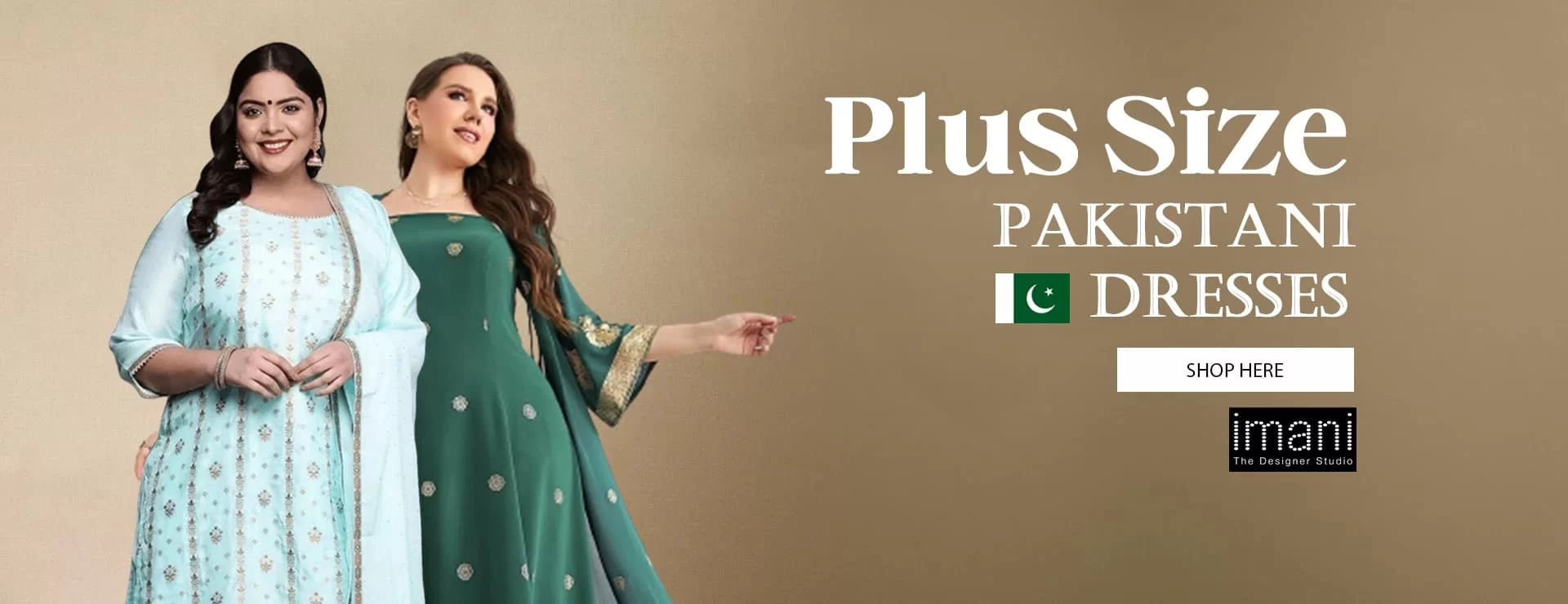 Pakistani Plus Size Dress For Ladies 1 Imanistudio.com