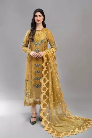 Maria.b Casual Wear Mustard Outfit Mbels-Ef2306My