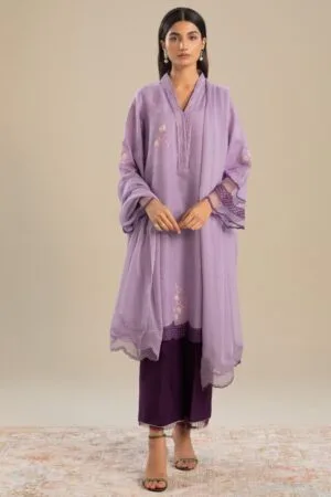 Zara Shahjahan Dobby Cotton Suit ZSZC-2020 Lavender